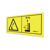 DECAL,LABEL,MAX CAP BK RACK