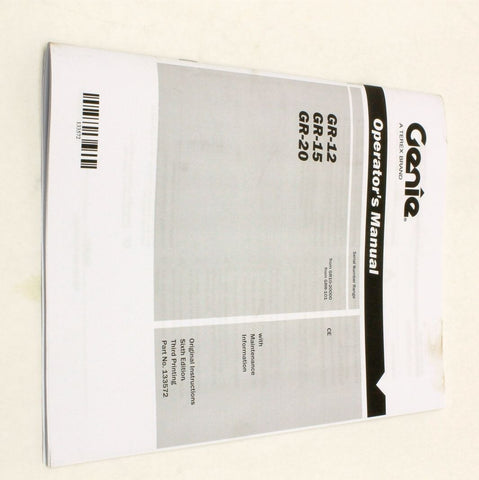 MANUAL,OPERATOR,GR,CE,6TH ED