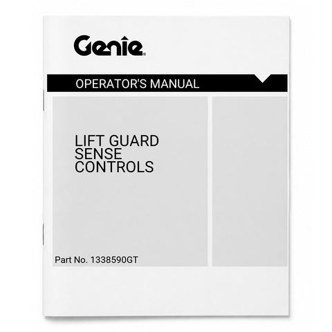 LIFT GUARD SENSE CONTROLS OPERATOR MANUAL