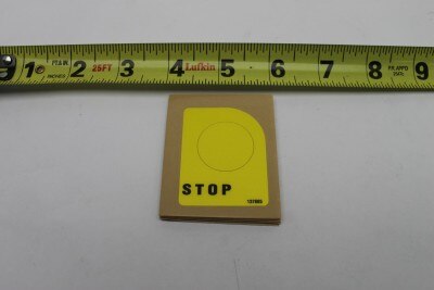 DECAL,E-STOP, GR/GRC/GS PCON