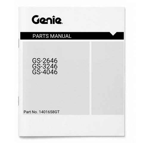 GS2646, GS3246, GS4046 PARTS MANUAL