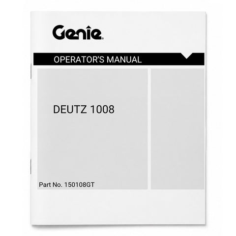 MANUAL,OPERATOR,DEUTZ 1008