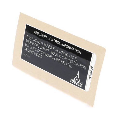 DECAL, DEUTZ ROW RELABEL