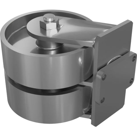 CASTER, DUAL-PNEU.SW.LOCK, 4X10