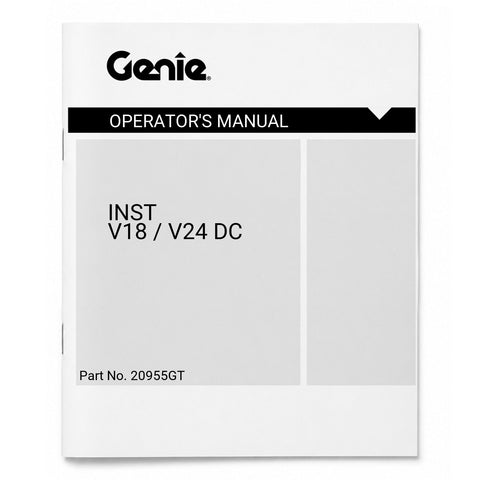 MANUAL,OP.INST.,V18 & V24 DC