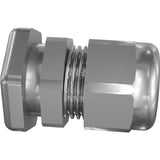 SQUEEZE CONN W/NUT, 2WIRE, 4MM