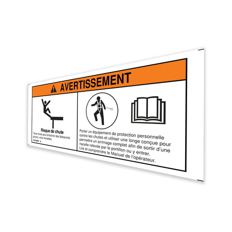 DECAL,WARNING,FALL HAZARD,AV