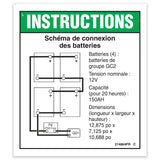 DECAL,BATT.CONNECTION,GS-4047