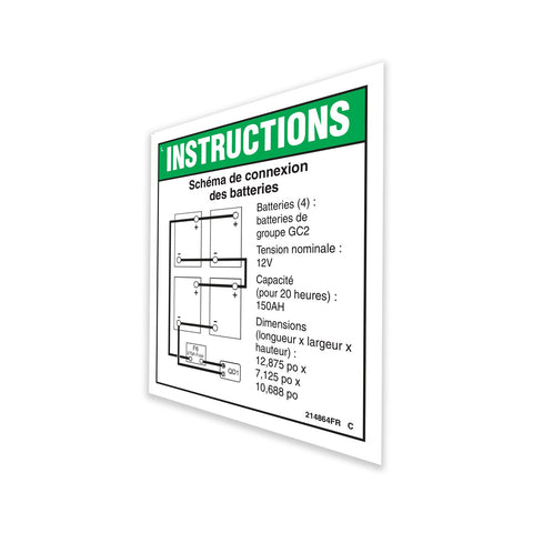 DECAL,BATT.CONNECTION,GS-4047