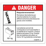 DECAL,DANGER-TIP-OVER,BATT,4047(FR)