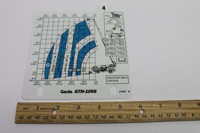 LOAD CHART, GTH-1056, 3-4