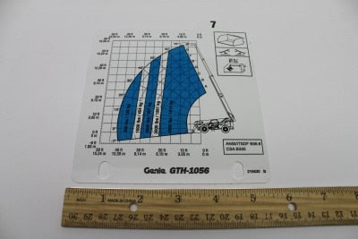 LOAD CHART, GTH-1056, 6-7