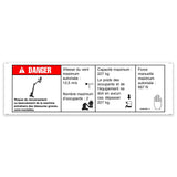 DECAL, TIP OVER HAZARD