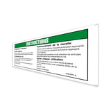 DECAL,OPERATING INSTR GRJ ANSI