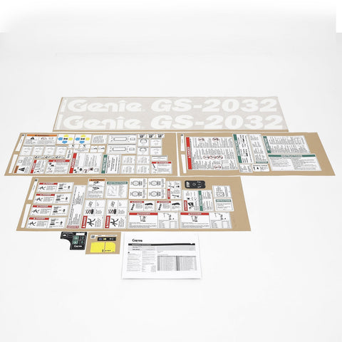 DECAL KIT,2032 COMP.,WRD,ANSI