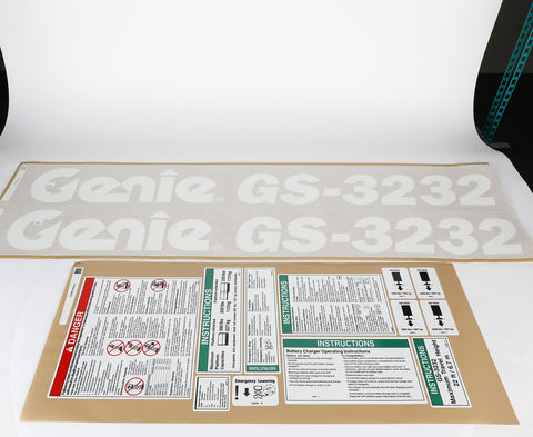 DECAL KIT,3232 COMP.,WRD,ANSI