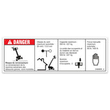 DECAL,DANGER,CAP,AUS WORD,FR
