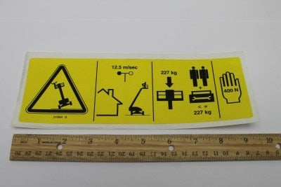 DECAL,TIP-OVER HAZARD,CE