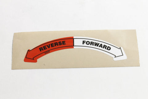 DECAL, REVERSE-FORWARD  BOOM