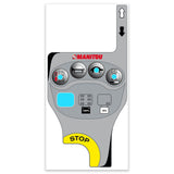 DECAL,MANITOU SLABS,PLAT CONTROL