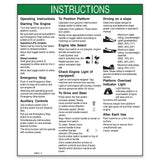 DECAL,INSTRUCTIONS S40/45 AUS