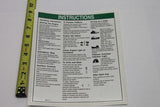 DECAL,INSTRUCTIONS S40/45 AUS
