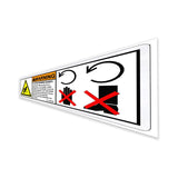 DECAL,WARN,AVOID INJURY