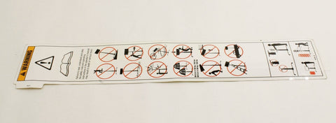 DECAL, OPER.INSTRUCT., HOIST II