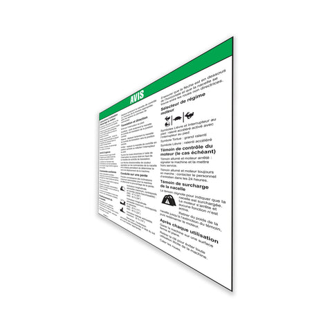 DECAL,OPERATING INSTRUCTIONS,FR
