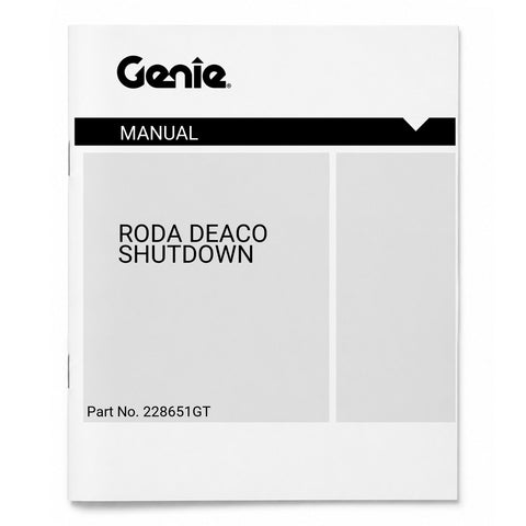 RODA DEACO MANUAL SHUTDOWN