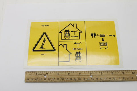 DECAL,SYM MAX CAP 544 KG,CE