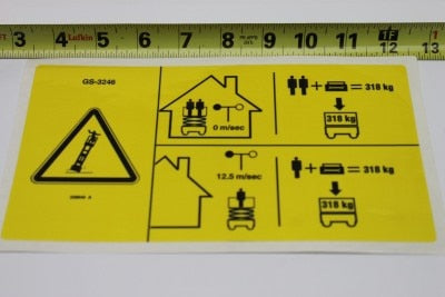 DECAL,SYM MAX CAP 318 KG,CE