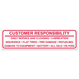 DECAL, COSMETIC, H&E, CUSTOMER RESPONSIBILITY, 15 X 4