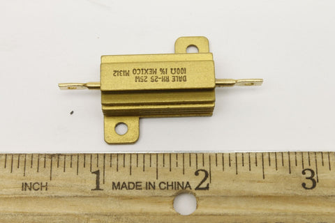 RESISTOR,100 OHM,25 WATT