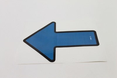 DECAL,ARROW BLUE
