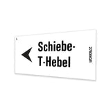 DECAL, SLIDING T-HANDLE, GERMAN