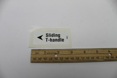 DECAL,SLIDING T-HANDLE