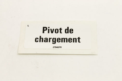 DECAL,LOADING PIVOT