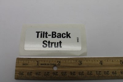 DECAL,TILTBACK STRUT