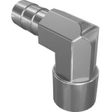 HOSE END,BARBED,RIGID,90DEG6-6