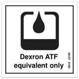 DECAL,USE DEXRON***