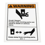 DECAL,WARN,CRUSH HAZARD HAND