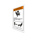 DECAL,WARN,CRUSH HAZARD HAND