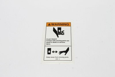 DECAL,WARN,CRUSH HAZARD HAND