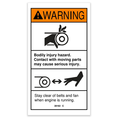 DECAL,WARNING,CRUSHING