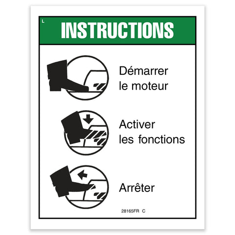 DECAL,NOTICE,FOOTSWITCH OPER