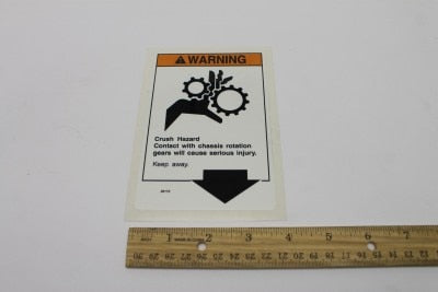DECAL,WARNING,PINCH ROTATE