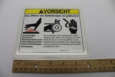 DECAL,WARNING,COMPART ACCESS