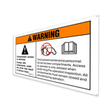 DECAL,WARNING-COMPART ACCESS