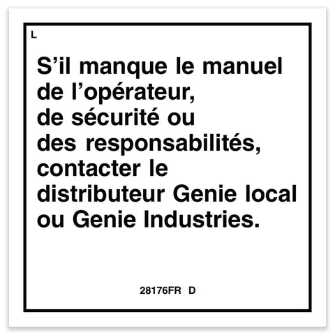 DECAL,NOTICE,MANUAL NOT HERE